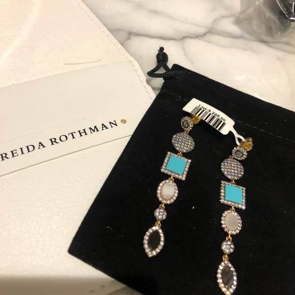 Freida Rothman's Six Shape Dangle Earring, Boutique